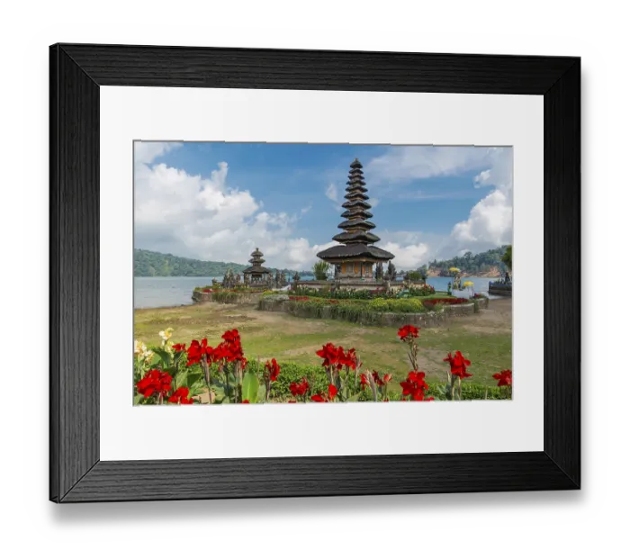 Framed Print : Pura Ulun Danu Bratan, attraction