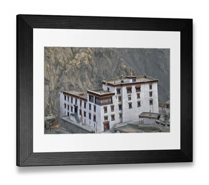 Framed Print : Lamayuru Gompa, one of the most important monasteries in the former kingdom of Ladakh