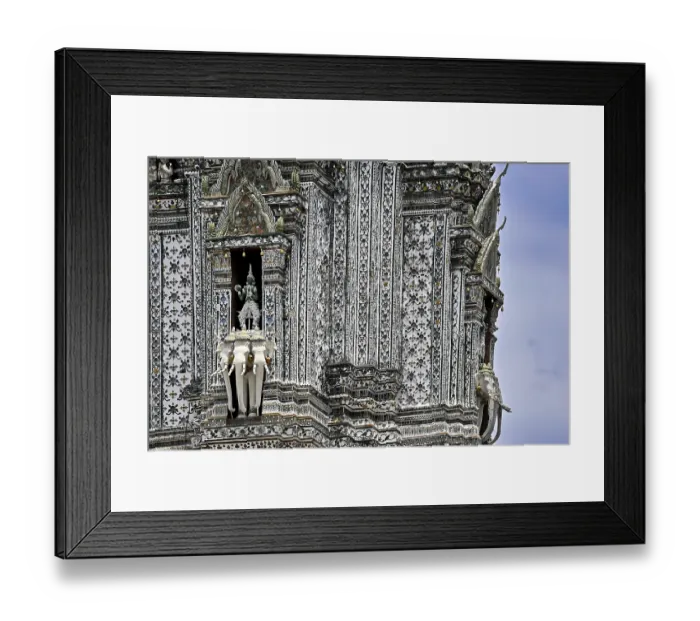 Framed Print : Thonburi-Pagode des Wat Arun, Bangkok