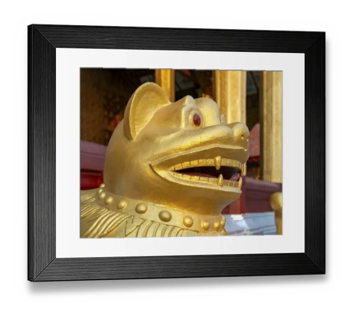 Framed Print : Deity statue, Wat Sensoukharam
