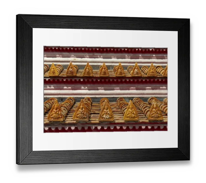 Framed Print : Roof decoration at the Uposatha Hall Framed Print : Roof decoration at the Uposatha Hall