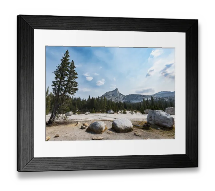 Framed Print : Cathedral Peak, Sierra Nevada, Cathedral Range