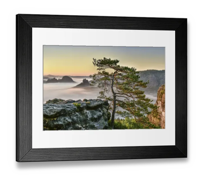 Framed Print : View from Kleiner Winterberg at sunrise Framed Print : View from Kleiner Winterberg at sunrise