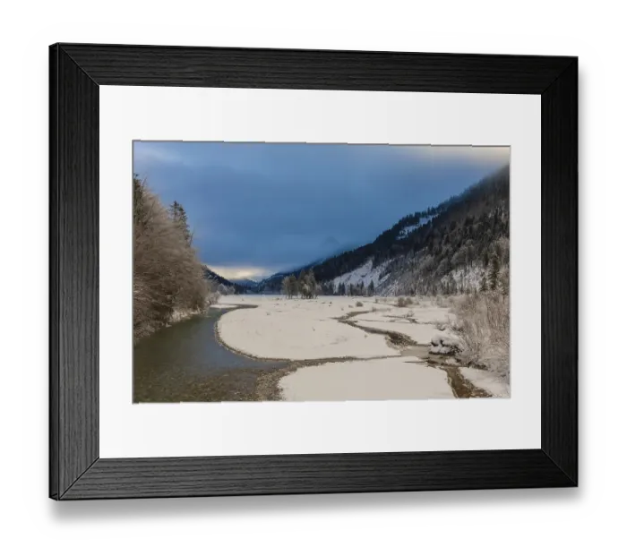 Framed Print : Rissbach creek in the Eng valley Framed Print : Rissbach creek in the Eng valley