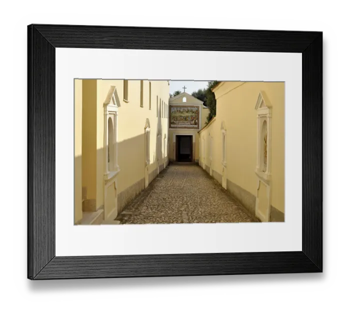 Framed Print : Way of the Cross of the Sanctuary Framed Print : Way of the Cross of the Sanctuary