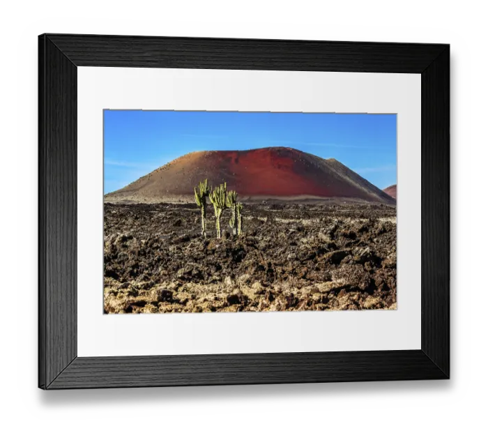Framed Print : 2016, Timanfaya, Lanzarote, ESP