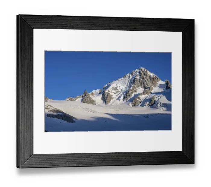 Framed Print : High alpine mountain landscape