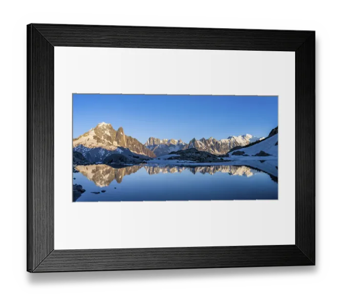 Framed Print : Mountain landscape in the evening light Framed Print : Mountain landscape in the evening light