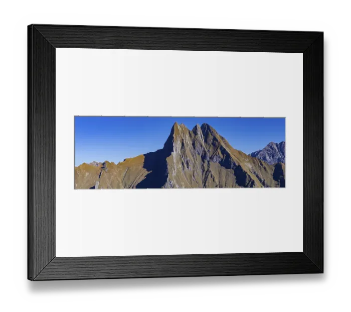 Framed Print : Panorama from Kegelkopf, 1959m to Hoefats 2259m Framed Print : Panorama from Kegelkopf, 1959m to Hoefats 2259m