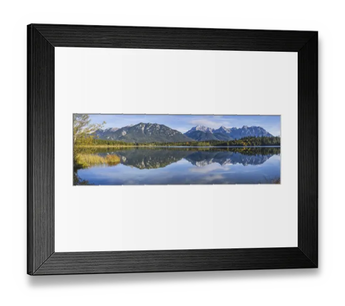 Framed Print : Barmsee, behind it the Karwendel mountains Framed Print : Barmsee, behind it the Karwendel mountains