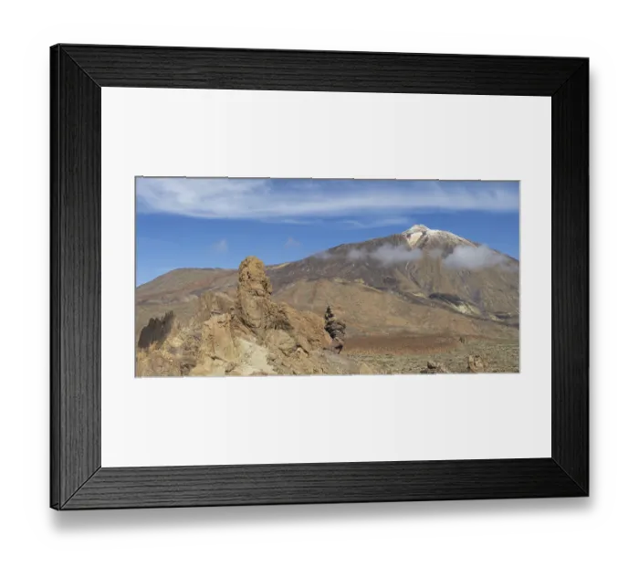 Framed Print : Pico del Teide, 3715m and Roques de Garcia Framed Print : Pico del Teide, 3715m and Roques de Garcia