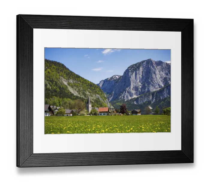 Framed Print : Altausseersee Altaussee with trisselwand Framed Print : Altausseersee Altaussee with trisselwand