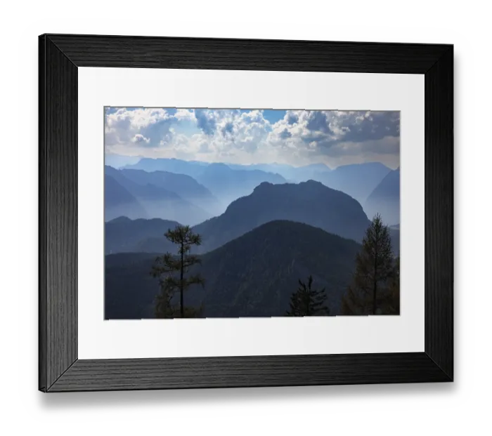 Framed Print : At the summit of Alpbichl with a view of the Schwarzer Berg Framed Print : At the summit of Alpbichl with a view of the Schwarzer Berg