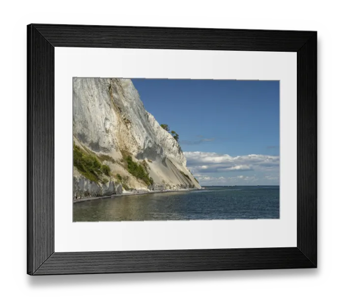 Framed Print : Cliffs and chalk cliffs Mons Klint