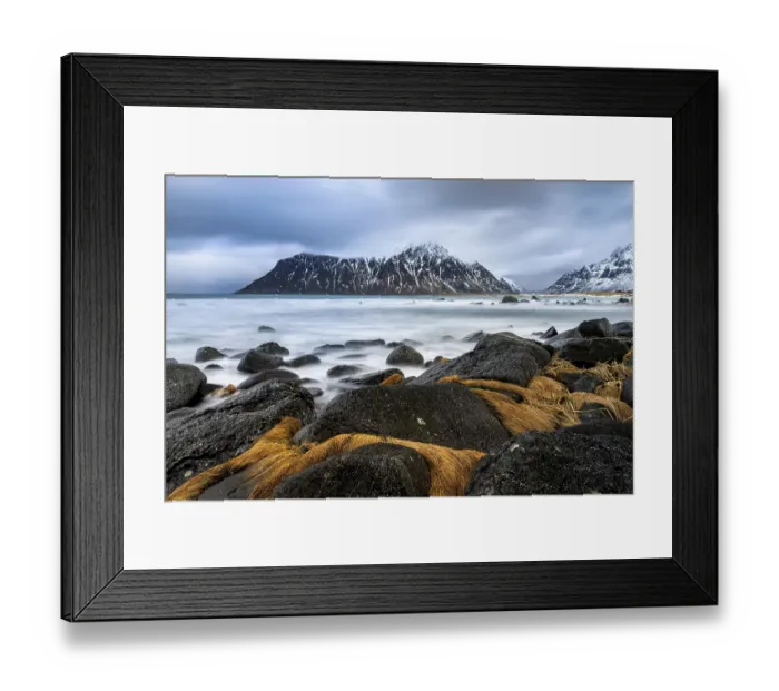 Framed Print : Coast at the beach of Skagsanden
