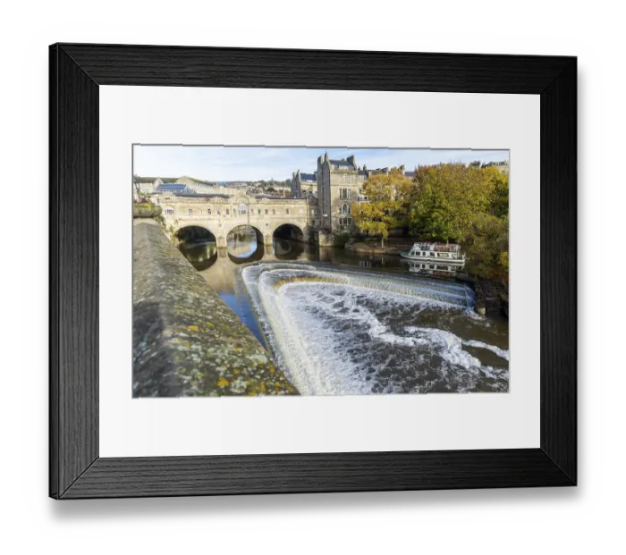 Framed Print : Pulteney Bridge, River Avon, Bath