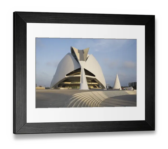 Framed Print : Opera House Palau de les Artes Reina Sofia