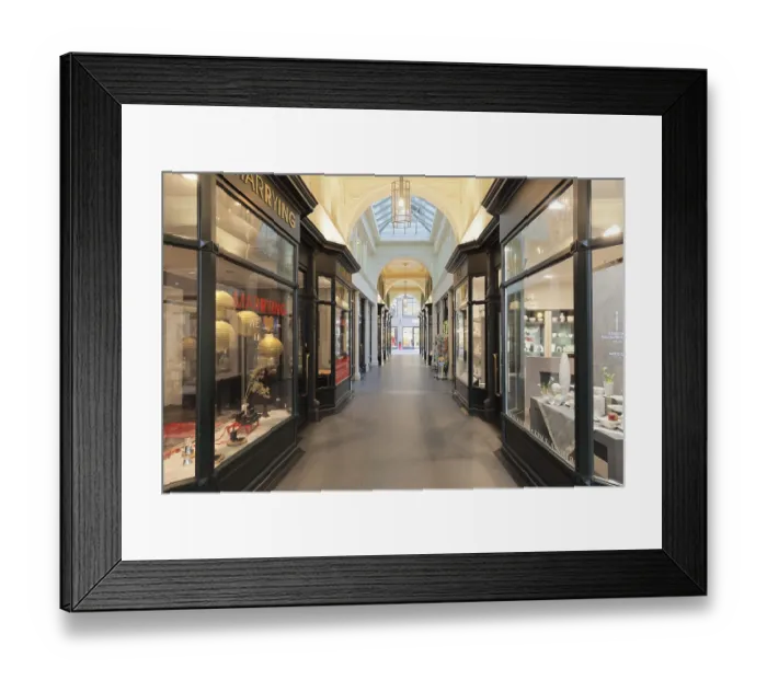 Framed Print : Mellin Passage, Alster Arcades