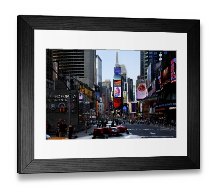 Framed Print : Illuminated advertising on Times Square Framed Print : Illuminated advertising on Times Square