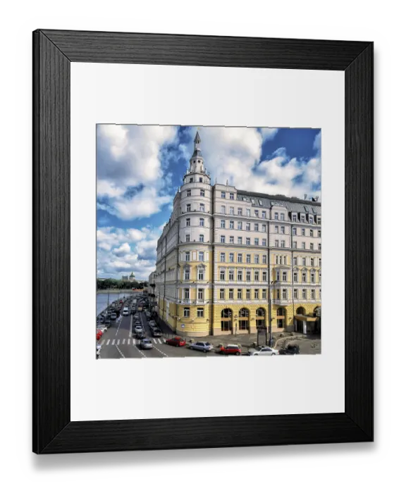 Framed Print : Hotel Baltschug-Kempinski. Moscow. Russia