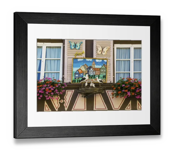 Framed Print : Half-timbered house in the old town Framed Print : Half-timbered house in the old town