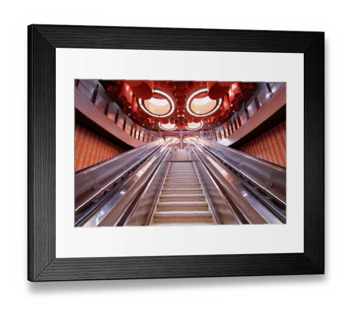 Framed Print : Pannenhuis metro station, Brussels Framed Print : Pannenhuis metro station, Brussels