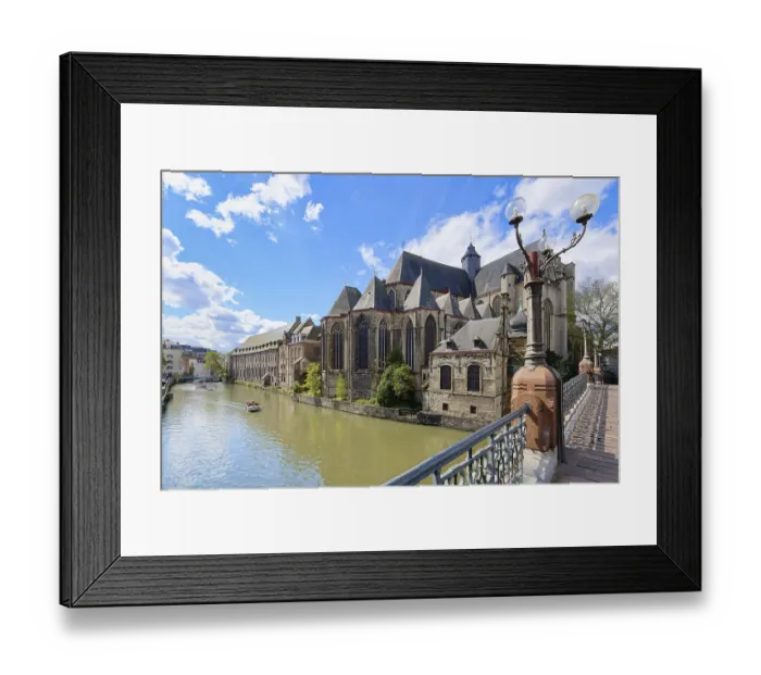 Framed Print : Late gothic Saint Michael Church and St