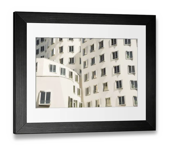 Framed Print : Gehry buildings, Media Harbour