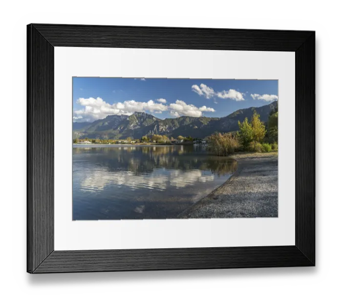 Framed Print : Lake Caldonazzo in Valsugana, Trentino