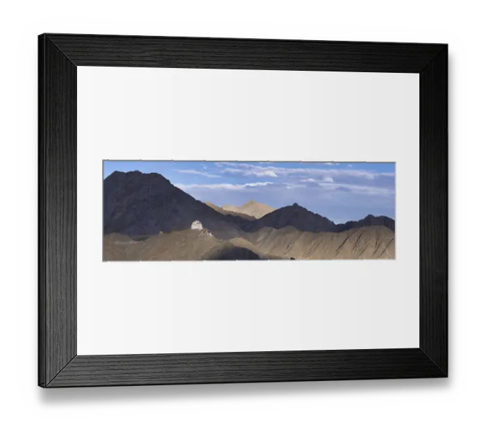 Framed Print : The Namgyal Tsemo Gompa monastery on Tsenmo Hill