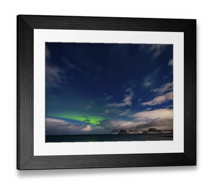 Framed Print : Northern lights, aurora borealis Framed Print : Northern lights, aurora borealis