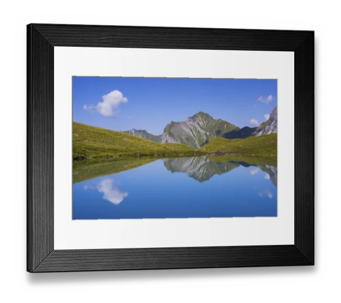 Framed Print : Eissee, Oytal, behind Himmelhorn Framed Print : Eissee, Oytal, behind Himmelhorn