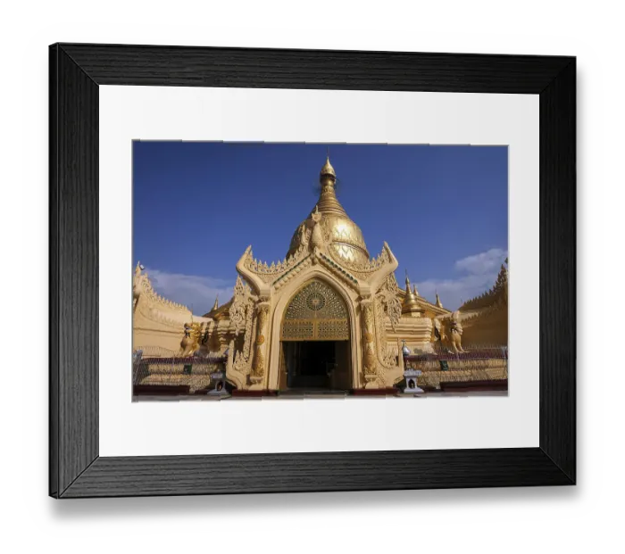Framed Print : Maha Wizaya Pagoda, Yangon, Myanmar, Asia Framed Print : Maha Wizaya Pagoda, Yangon, Myanmar, Asia