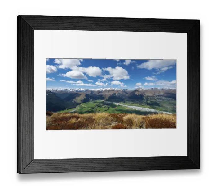 Framed Print : View from the summit of Mount Alfred