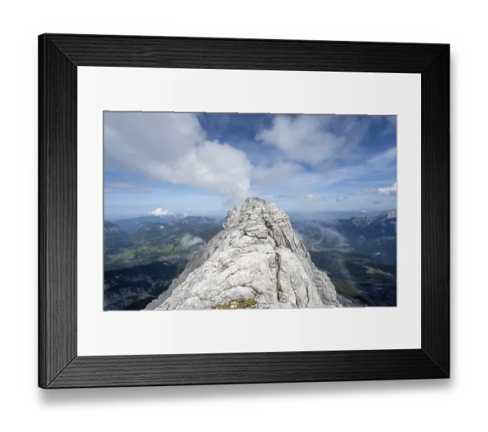 Framed Print : Narrow rocky ridge of the Watzmann Framed Print : Narrow rocky ridge of the Watzmann