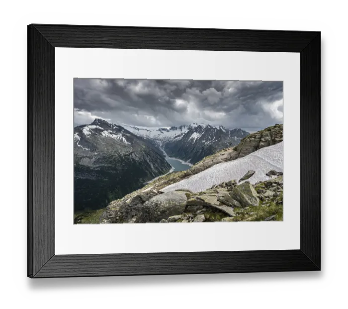 Framed Print : View from the Berliner Hoehenweg