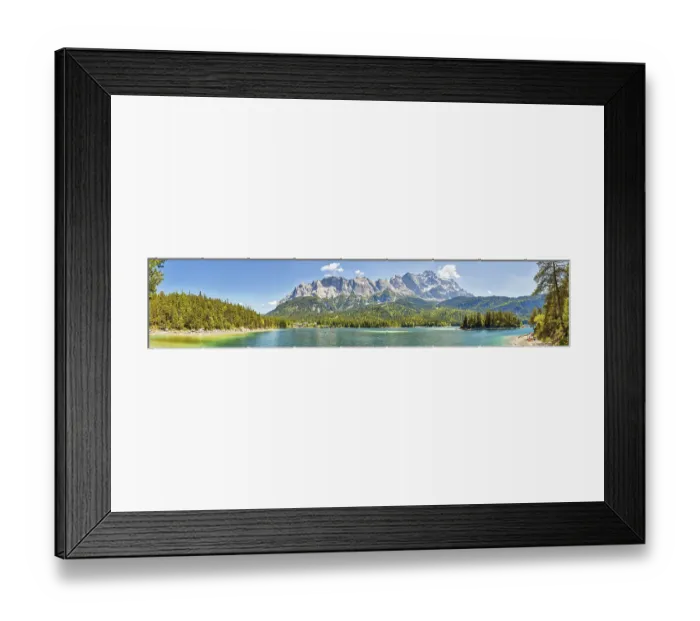 Framed Print : Eibsee lake, below the Zugspitze Framed Print : Eibsee lake, below the Zugspitze