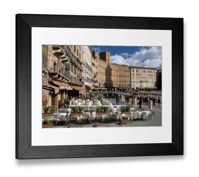 Framed Print : Piazza del Campo, Siena, Unesco World Heritage Site Framed Print : Piazza del Campo, Siena, Unesco World Heritage Site
