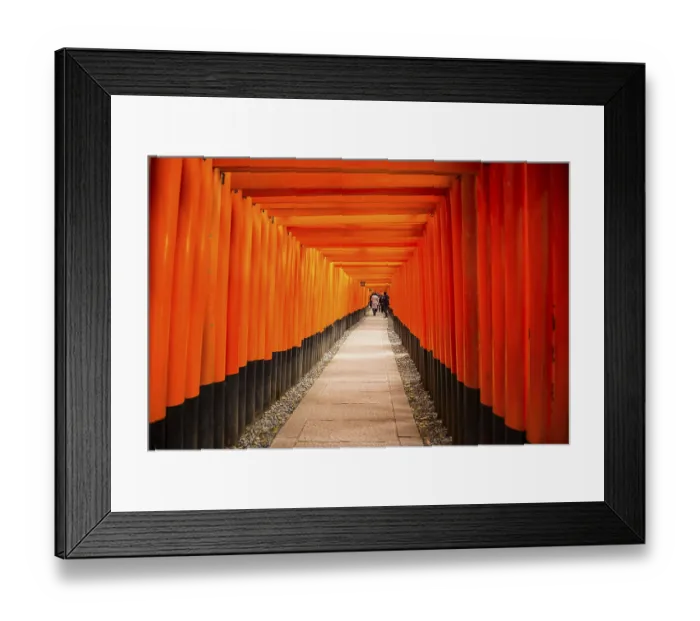 Framed Print : Torii or gates leading to the inner shrine