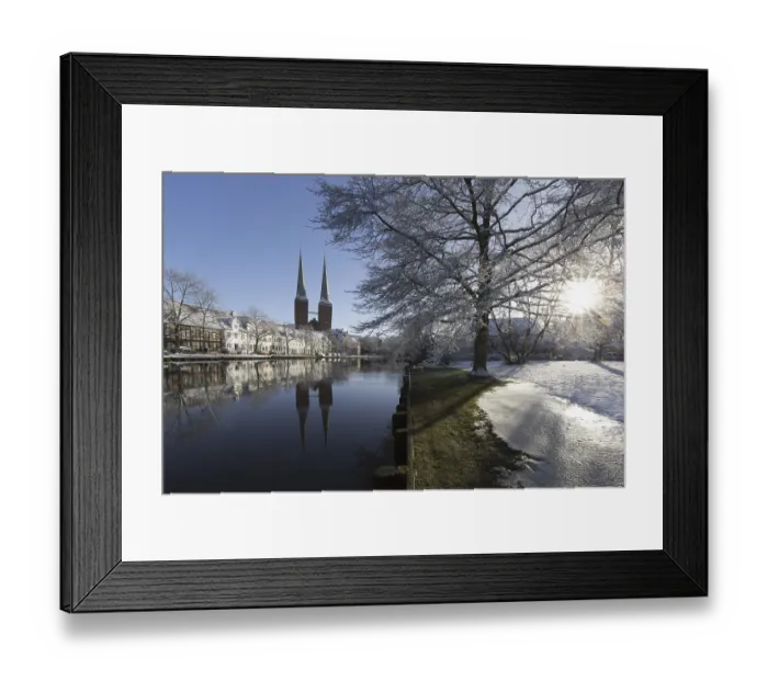 Framed Print : Luebeck Cathedral, Dom zu Luebeck