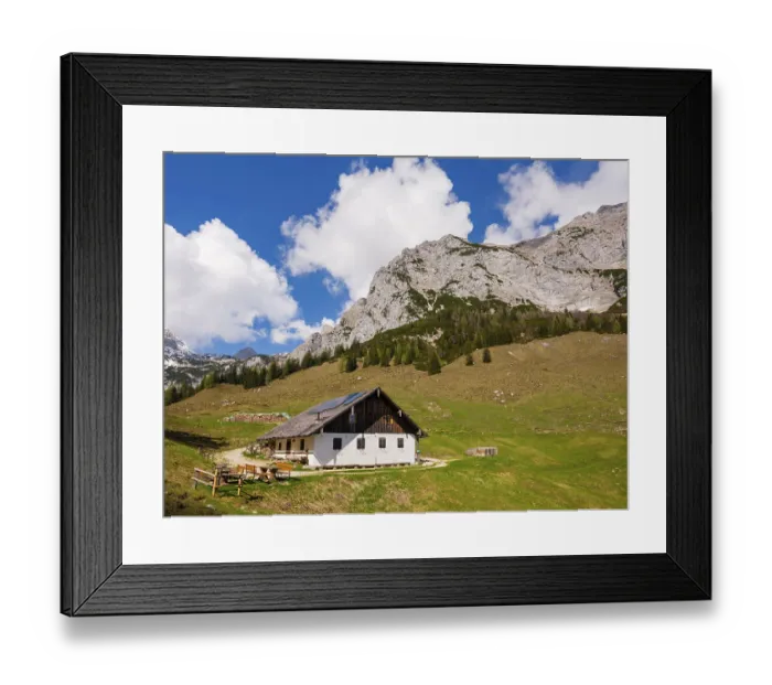 Framed Print : Halsalm, above the Reiteralpe, Ramsau bei Berchtesgaden