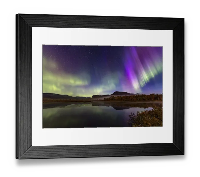 Framed Print : Northern lights, aurora borealis Framed Print : Northern lights, aurora borealis