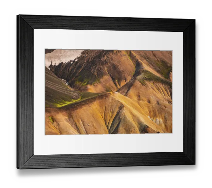 Framed Print : Landscape near Landmannalaugar