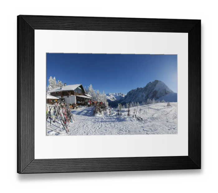 Framed Print : Dachstein massif, ski area Dachstein West Framed Print : Dachstein massif, ski area Dachstein West