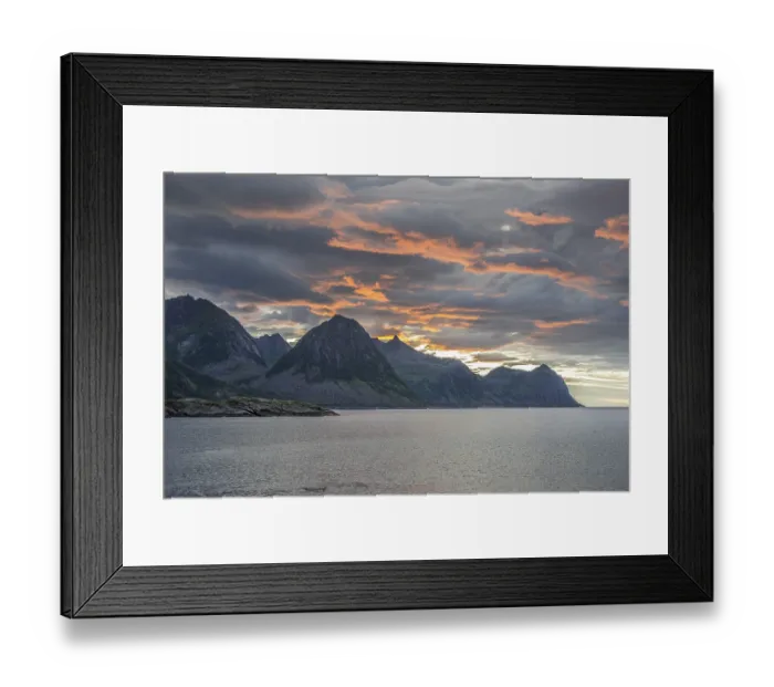 Framed Print : Coast near Husoy in the evening light Framed Print : Coast near Husoy in the evening light