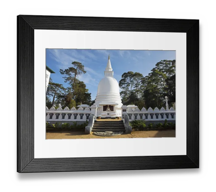 Framed Print : Chayathi Stupa at the International Buddhist Centre Temple