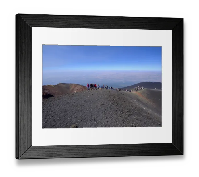 Framed Print : Ascent Torre del Filosofo, volcano Etna Framed Print : Ascent Torre del Filosofo, volcano Etna
