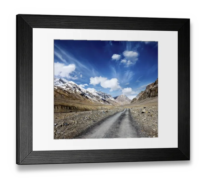 Framed Print : Road in mountains (Himalayas)