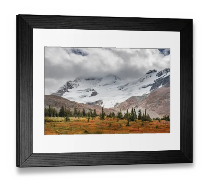 Framed Print : Barren landscape, glacial valley