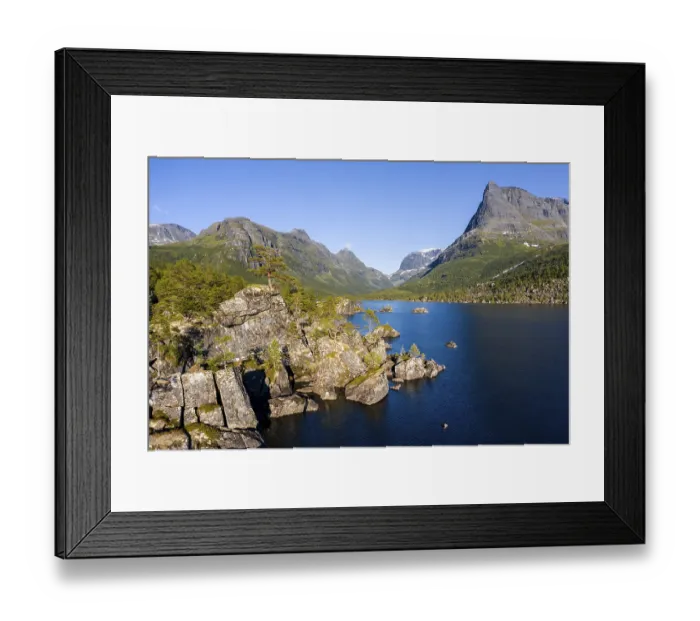 Framed Print : View of the Innerdalstarnet peak Framed Print : View of the Innerdalstarnet peak